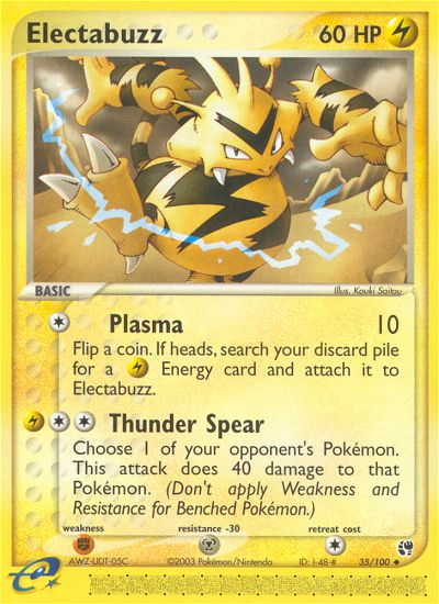 Electabuzz — illustrated card