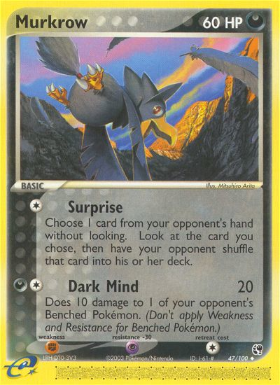 Murkrow — illustrated card