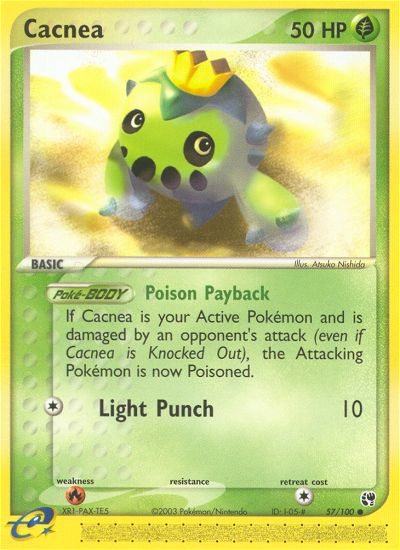 Cacnea — illustrated card