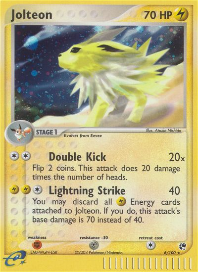 Jolteon — illustrated card