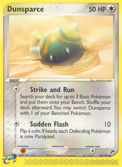 Dunsparce — illustrated card