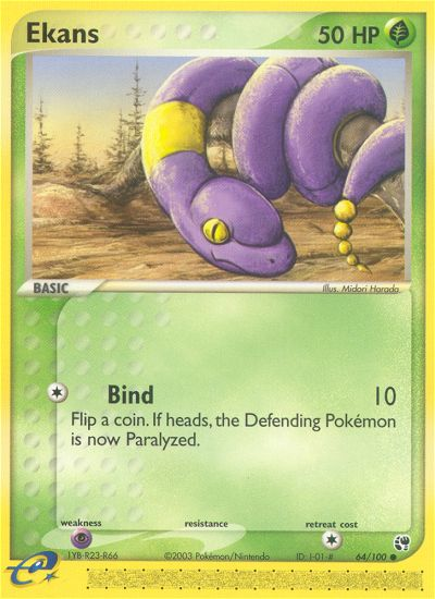 Ekans — illustrated card