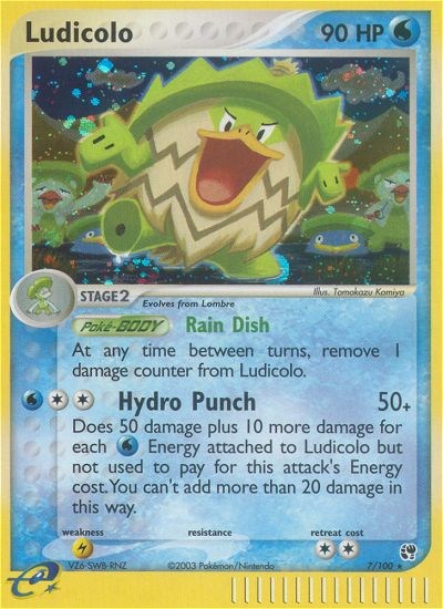Ludicolo — illustrated card