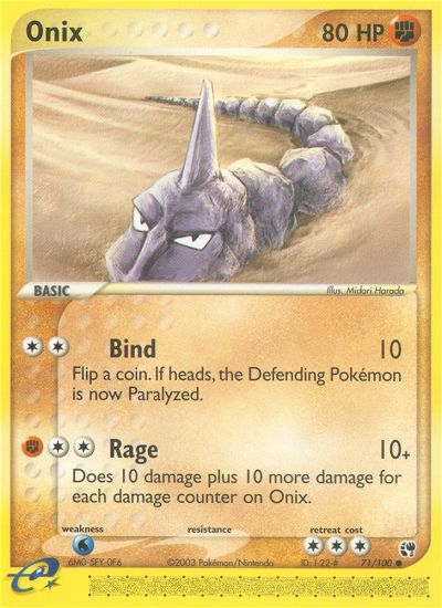 Onix — illustrated card