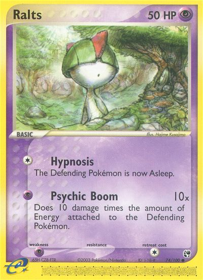 Ralts — illustrated card