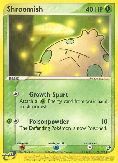 Shroomish — illustrated card