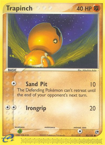 Trapinch — illustrated card