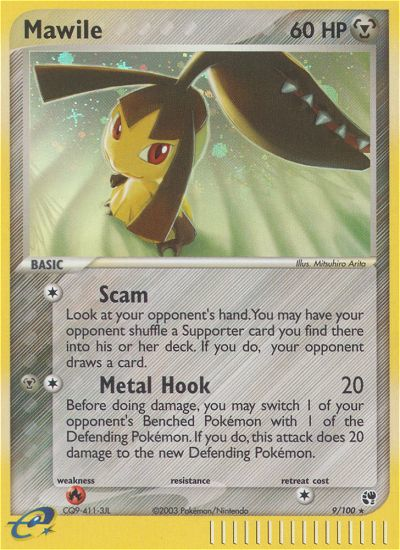 Mawile — illustrated card