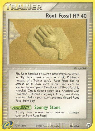 Root Fossil — illustrated card