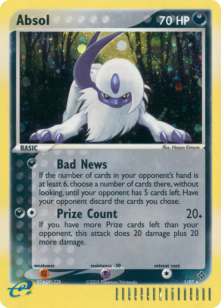 Absol — illustrated card
