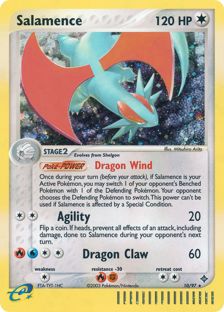 Salamence — illustrated card