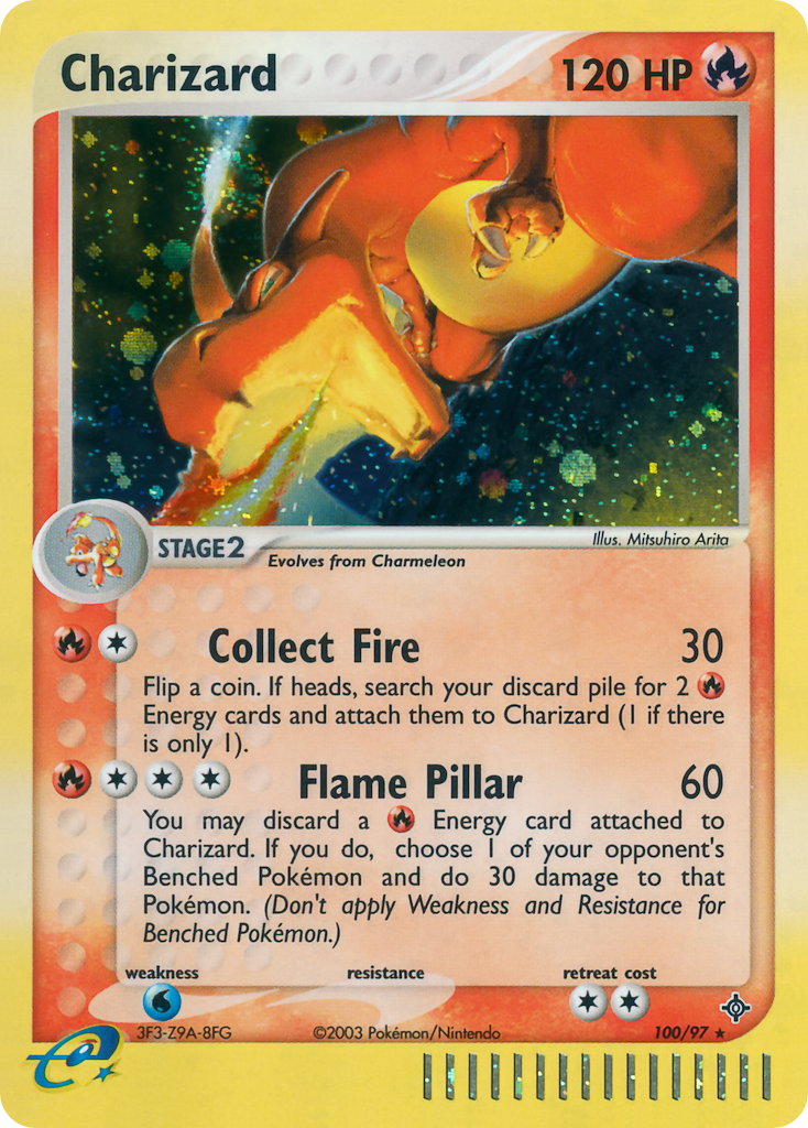 Charizard — illustrated card