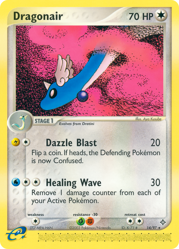 Dragonair — illustrated card
