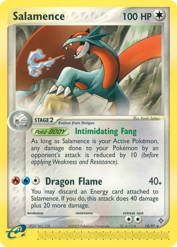Salamence — illustrated card
