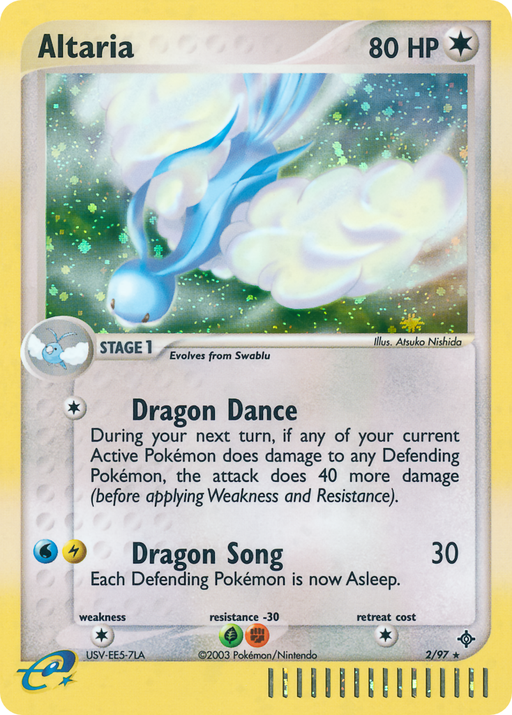 Altaria — illustrated card