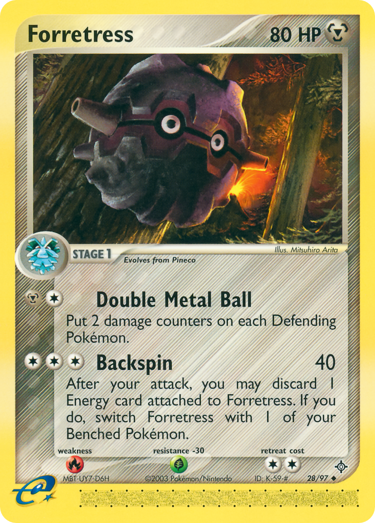 Forretress — illustrated card