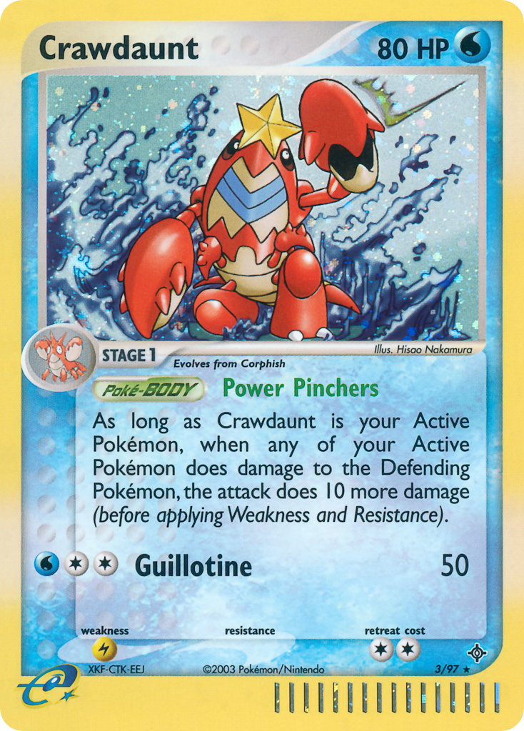 Crawdaunt — illustrated card