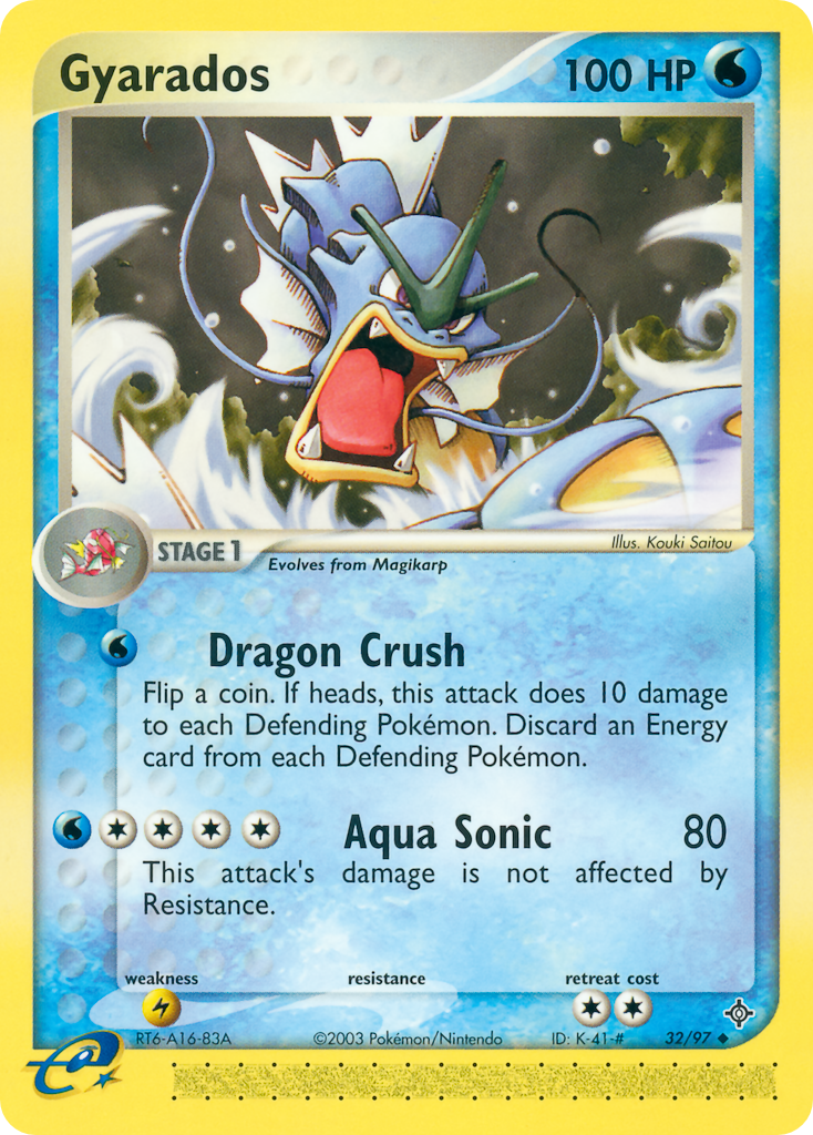 Gyarados — illustrated card