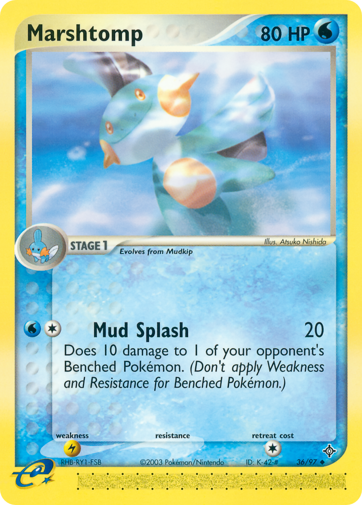 Marshtomp — illustrated card