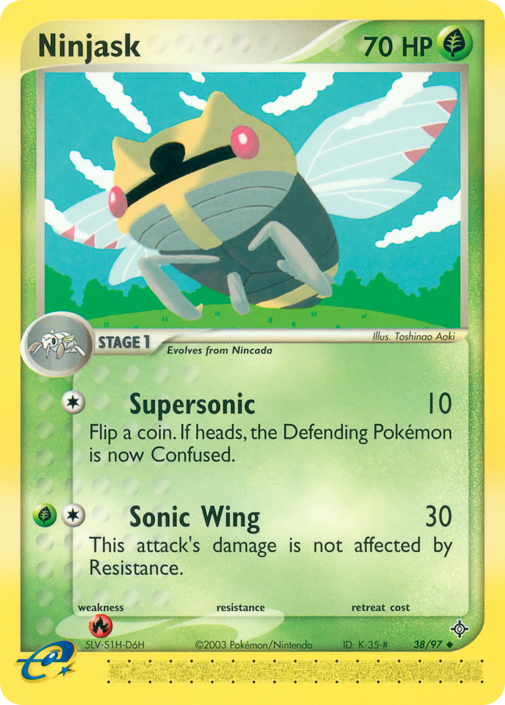 Ninjask — illustrated card