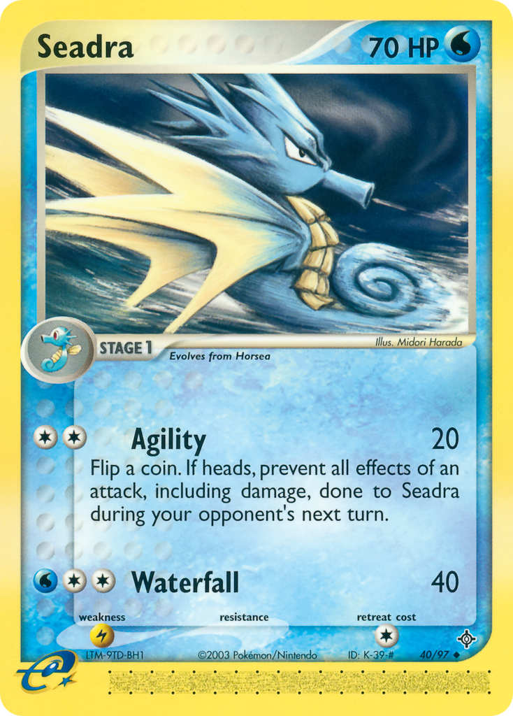 Seadra — illustrated card