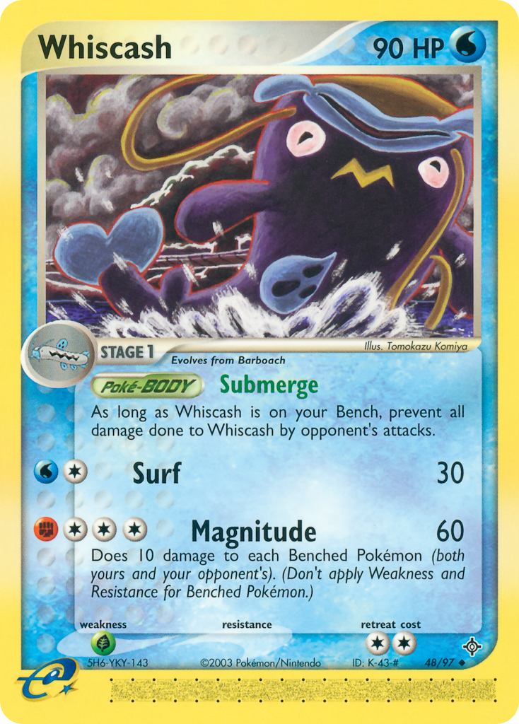 Whiscash — illustrated card