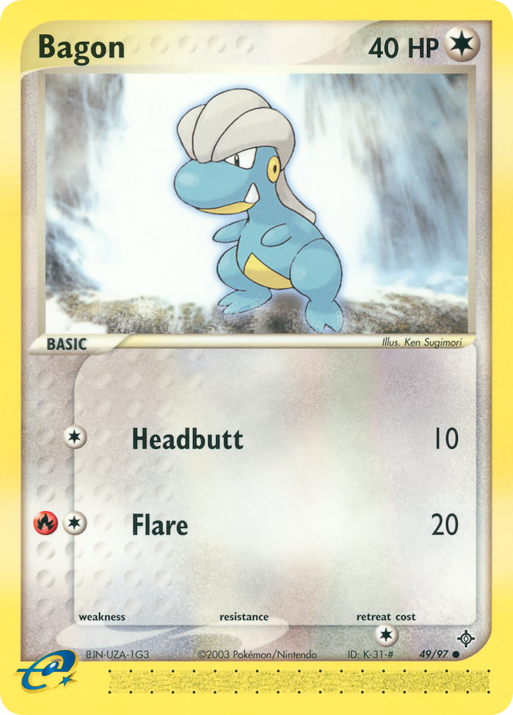 Bagon — illustrated card