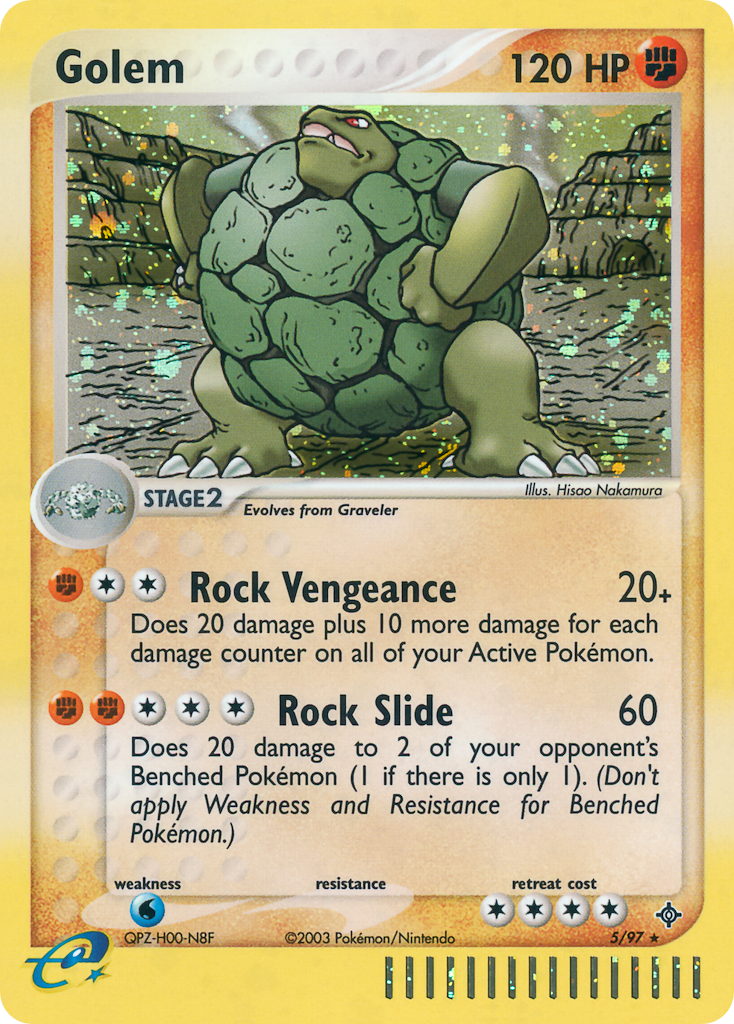 Golem — illustrated card