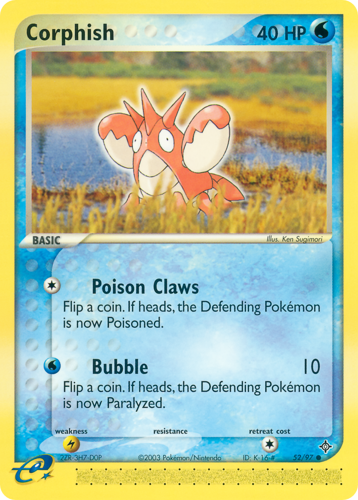 Corphish — illustrated card