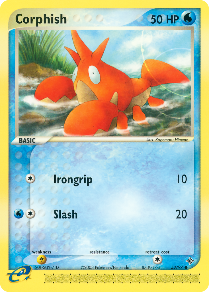 Corphish — illustrated card