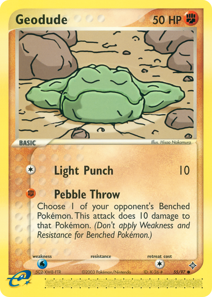 Geodude — illustrated card