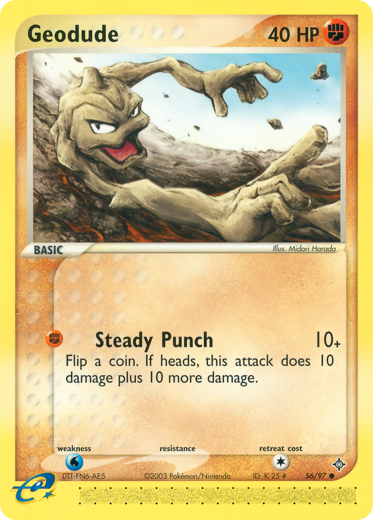 Geodude — illustrated card