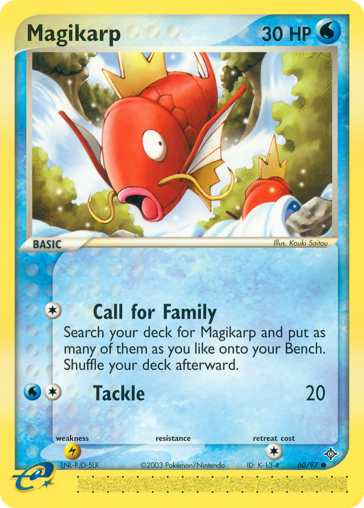 Magikarp — illustrated card