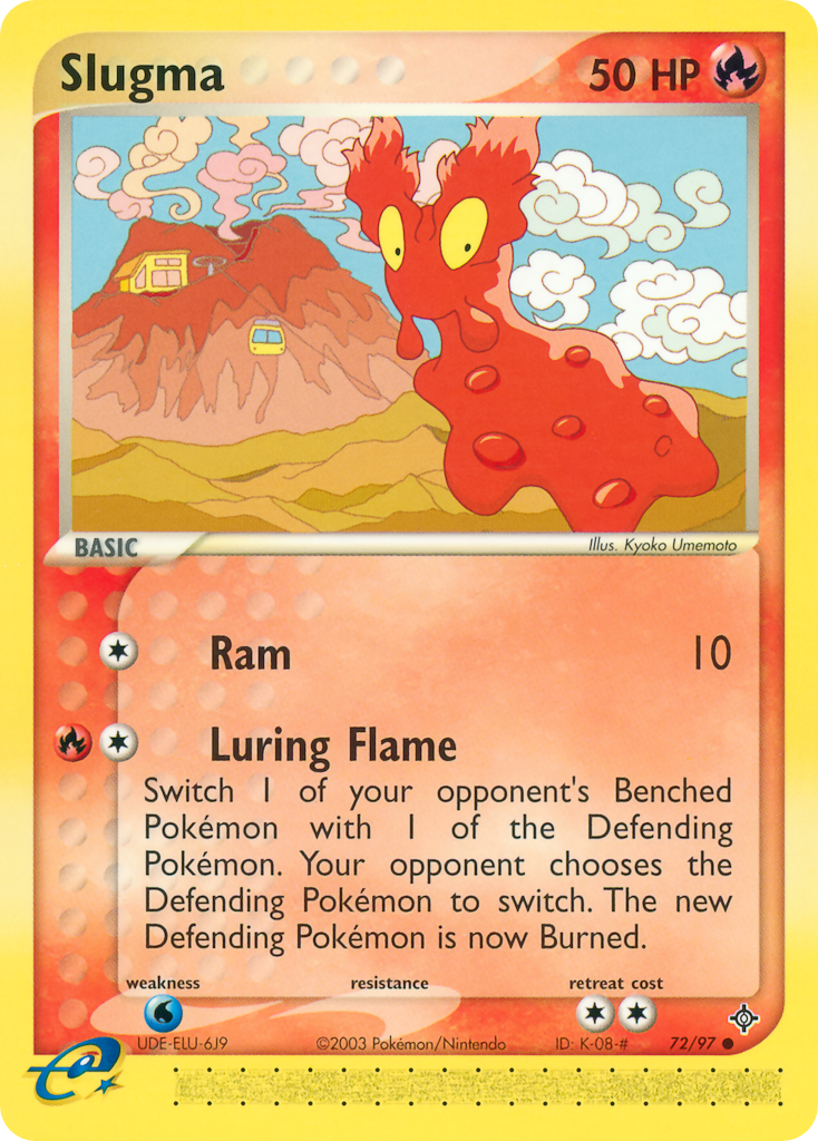 Slugma — illustrated card