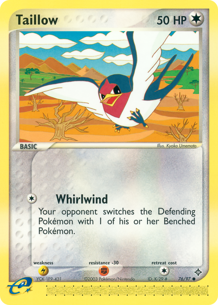 Taillow — illustrated card
