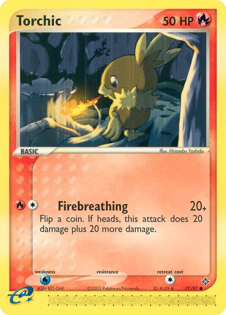 Torchic — illustrated card
