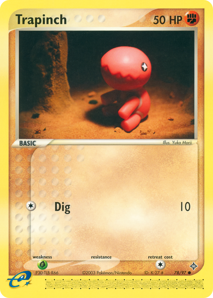 Trapinch — illustrated card