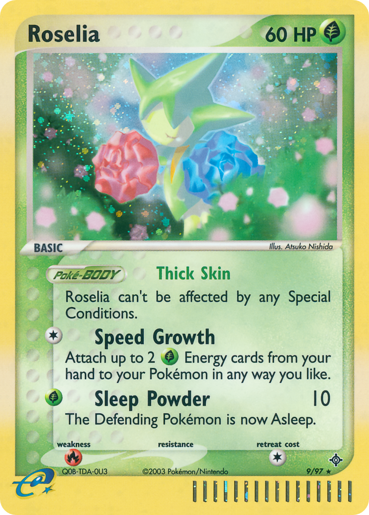 Roselia — illustrated card