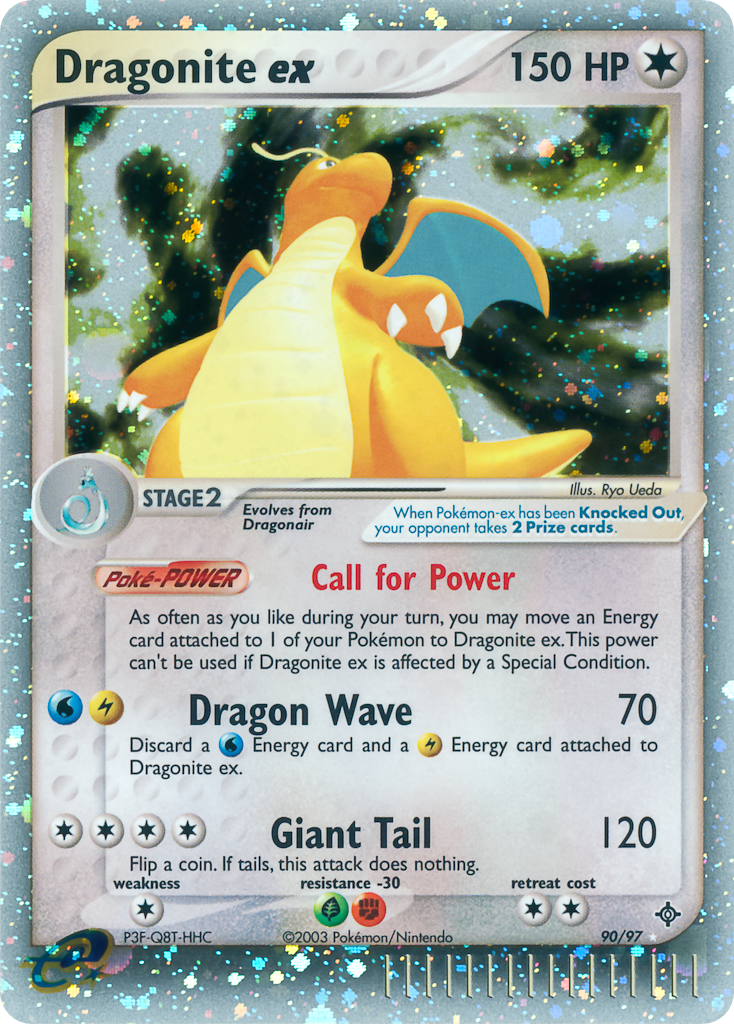 Dragonite ex — illustrated card