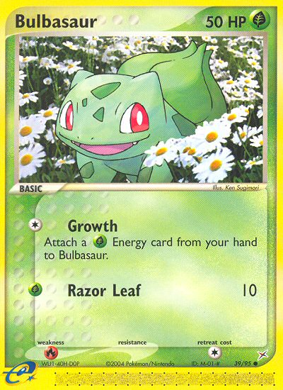 Bulbasaur — illustrated card