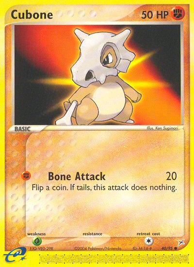 Cubone — illustrated card