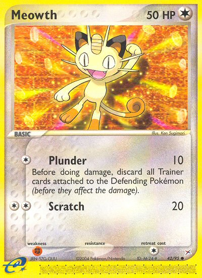 Meowth — illustrated card