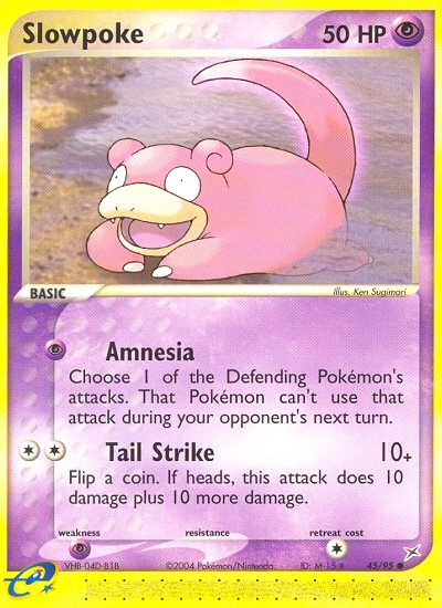 Slowpoke — illustrated card