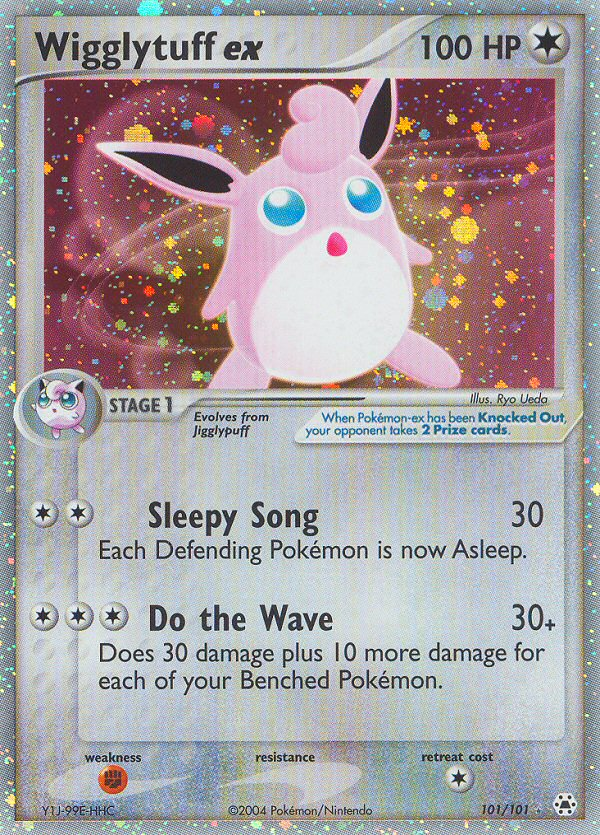 Wigglytuff ex — illustrated card