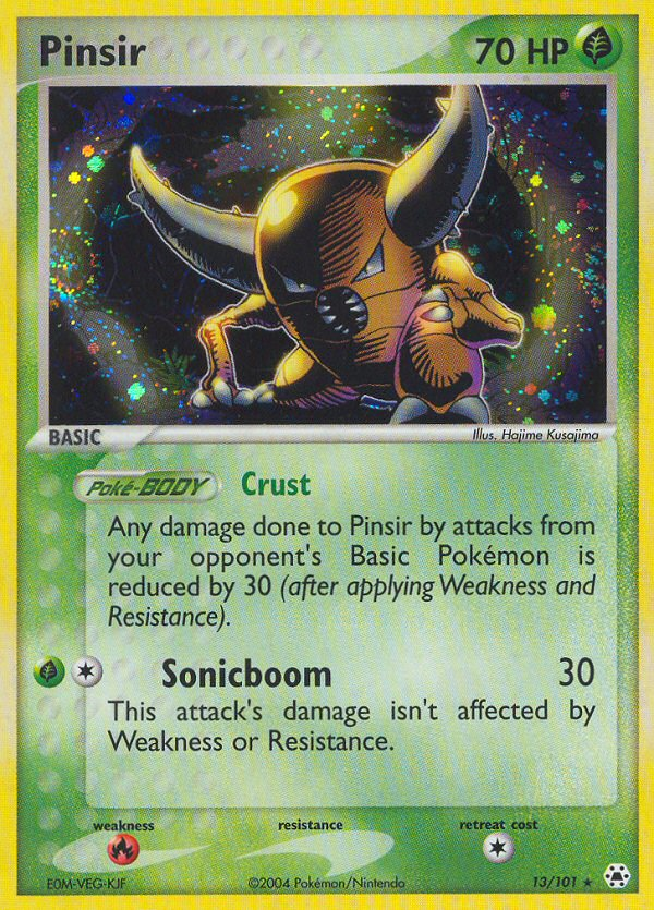 Pinsir — illustrated card