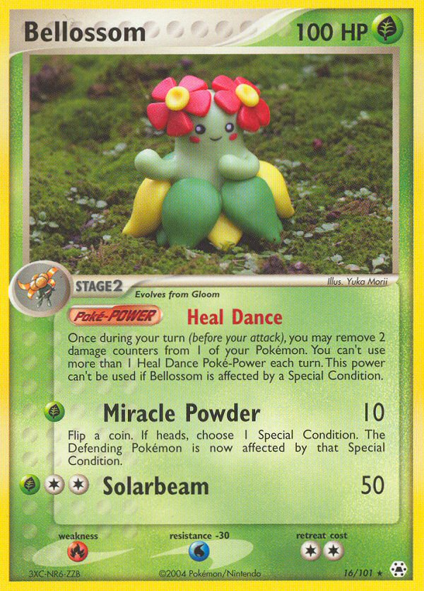 Bellossom — illustrated card