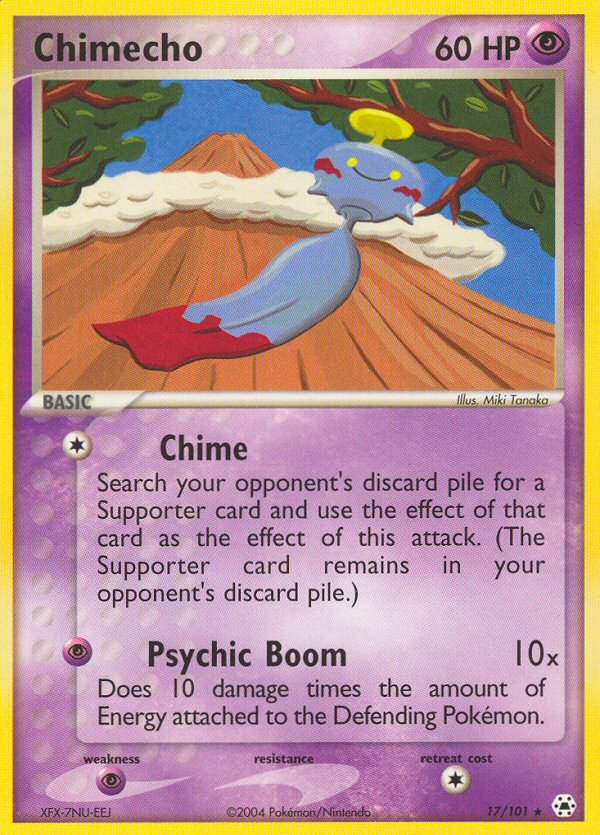 Chimecho — illustrated card
