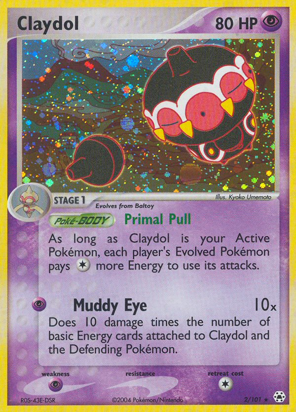 Claydol — illustrated card