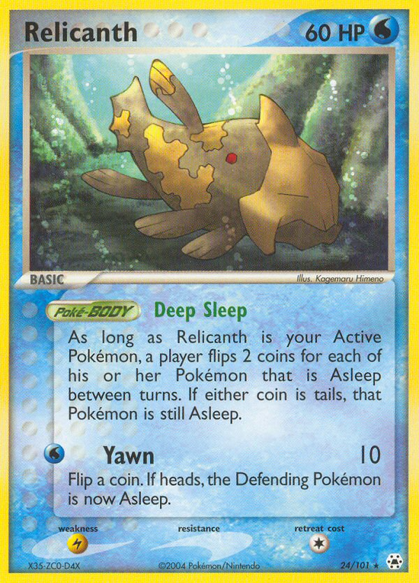 Relicanth — illustrated card