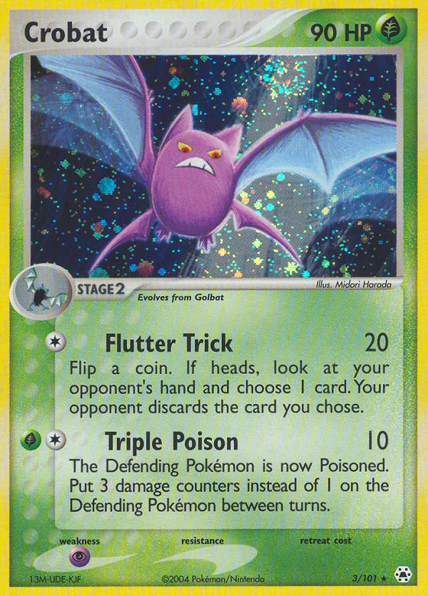 Crobat — illustrated card